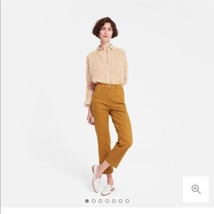 EUC golden brown straight leg crop